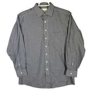 Gold Label Roundtree‎ & Yorke Fitted Shirt Non-Iron Button Down 16 1/2 34 M1198
